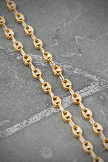 Cadena Gc Diamantada 5.15gr / 50cm / 3.3mm — Oro Amarillo