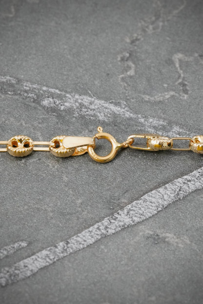 Cadena Gc Diamantada 5.05gr / 50cm / 3.3mm — Oro Amarillo