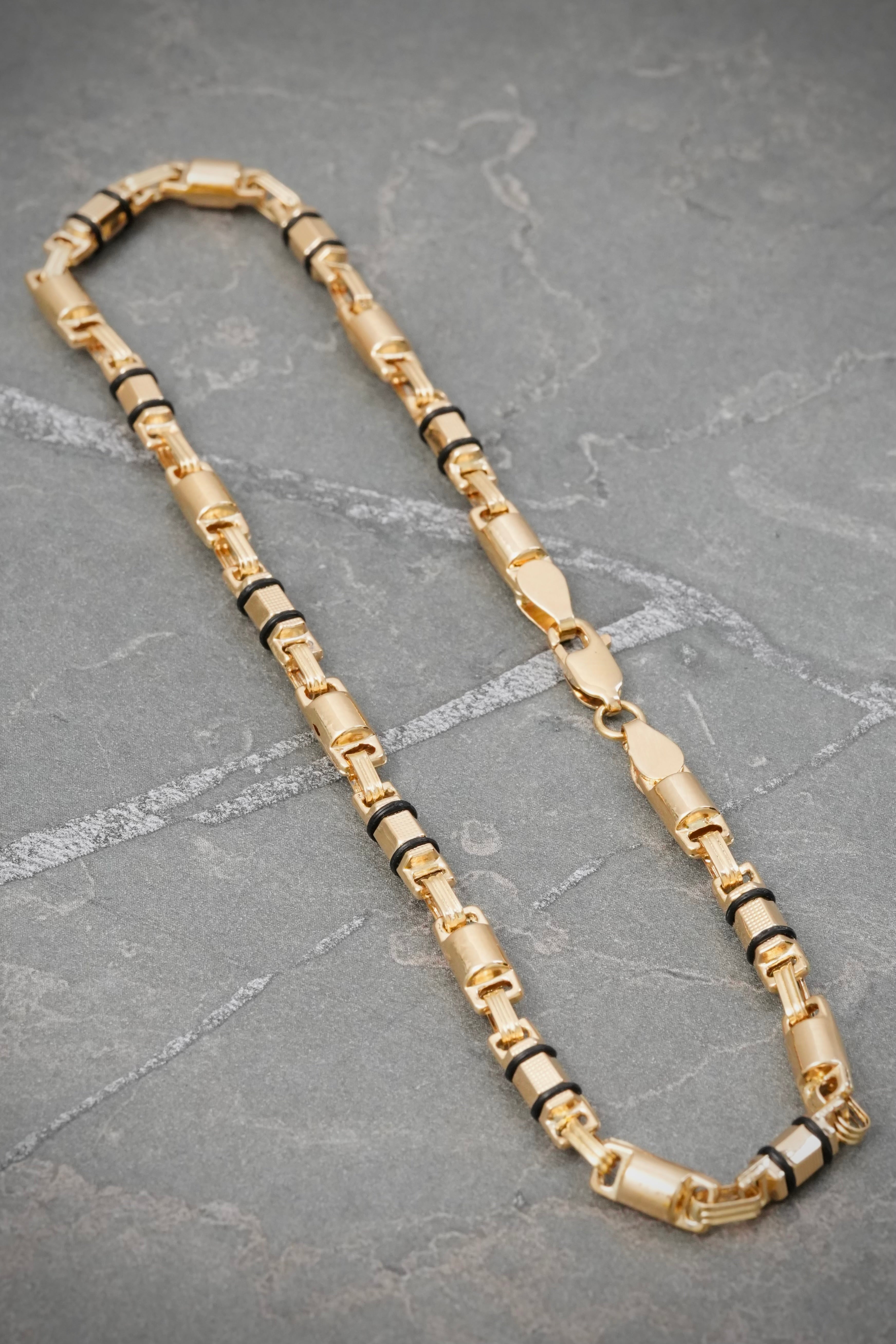 Tobillera Rustica 6.75gr / 26.5cm / 4.2mm — Oro Amarillo