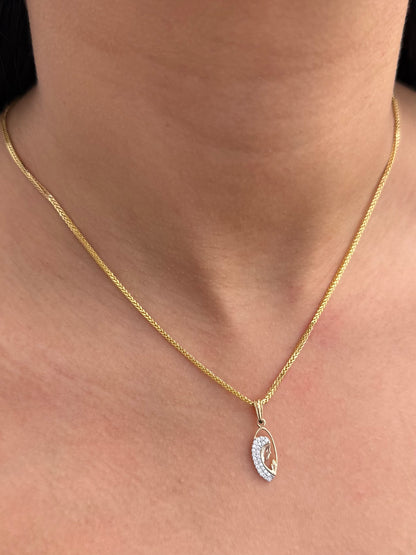 Dije Virgen Maria 1.1gr / 2.3cm / 7.4mm — Oro Amarillo
