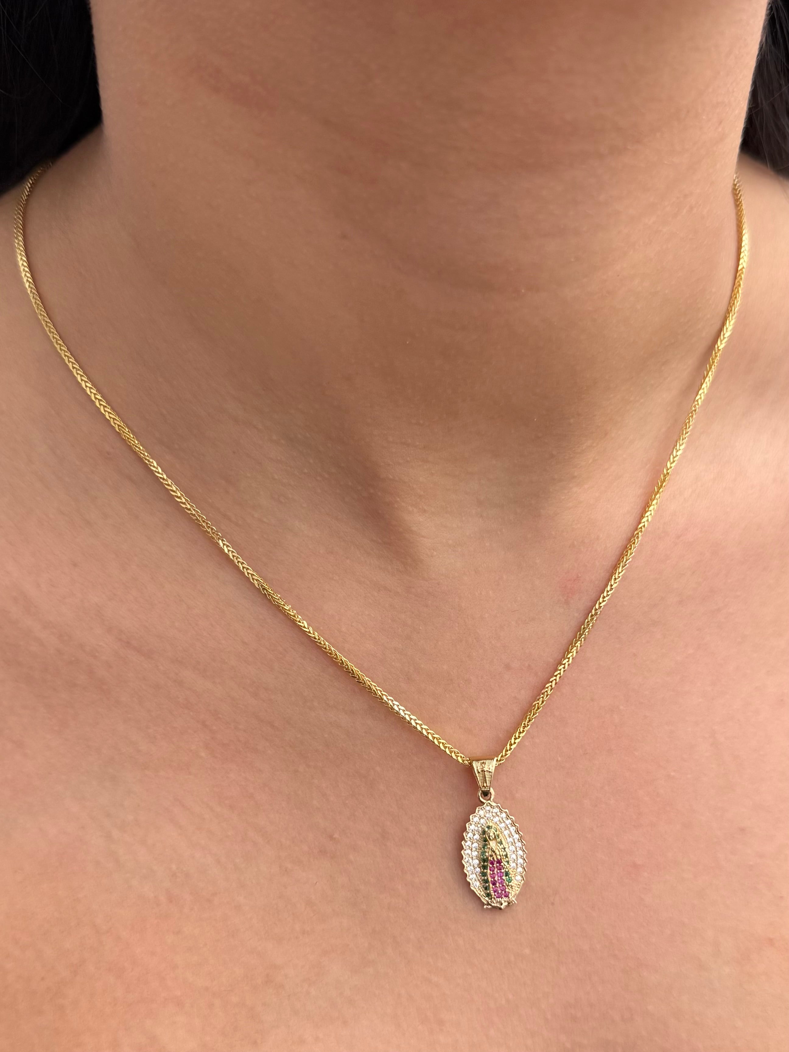 Dije Virgen de Guadalupe 2.1gr / 2.7cm / 11mm — Oro Amarillo
