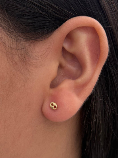 Topos Gc Diamantados 0.5gr / 0.3cm / 4mm — Oro Amarillo