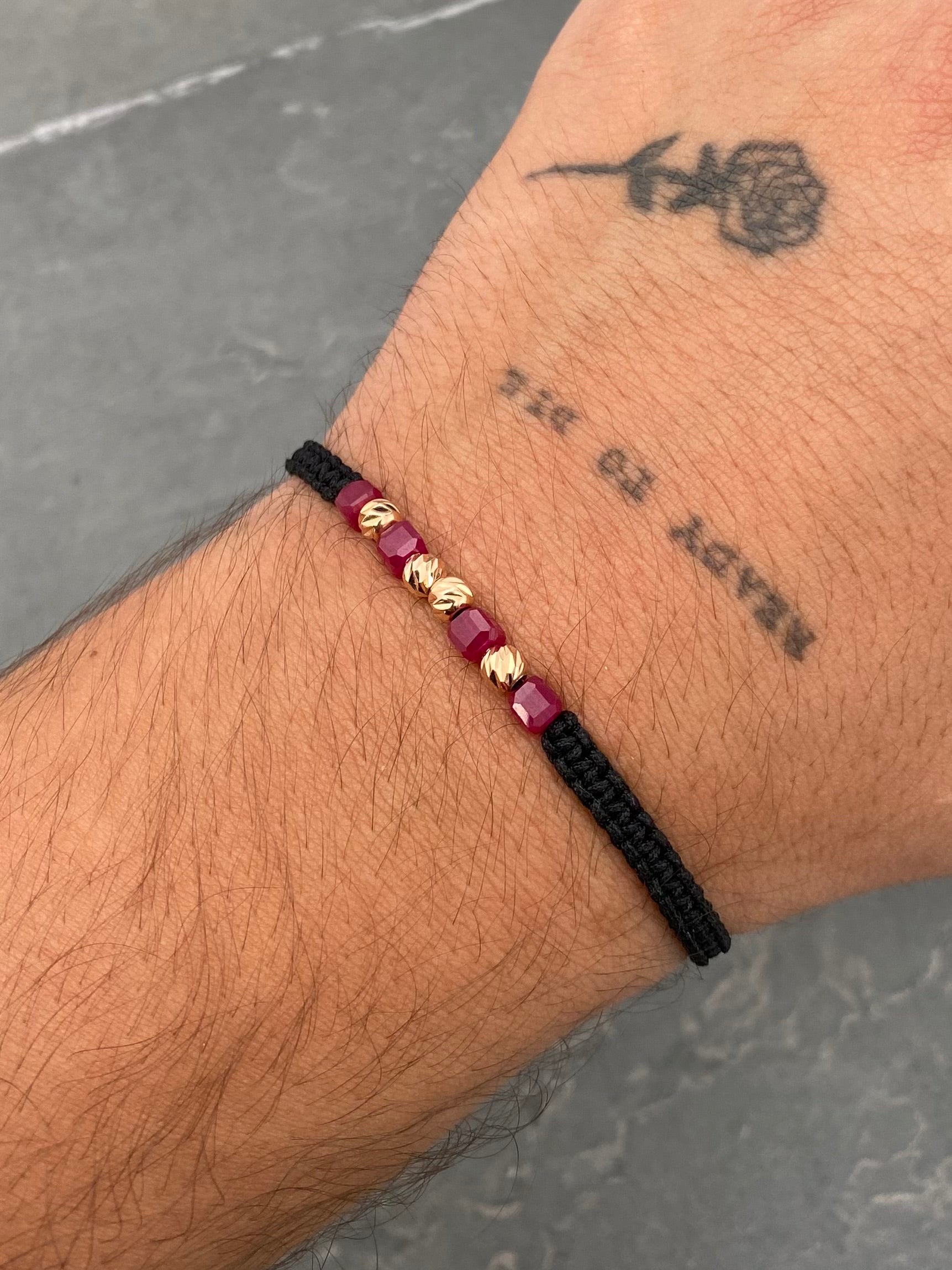 Pulsera Energetica 0.4gr — Oro Rosado