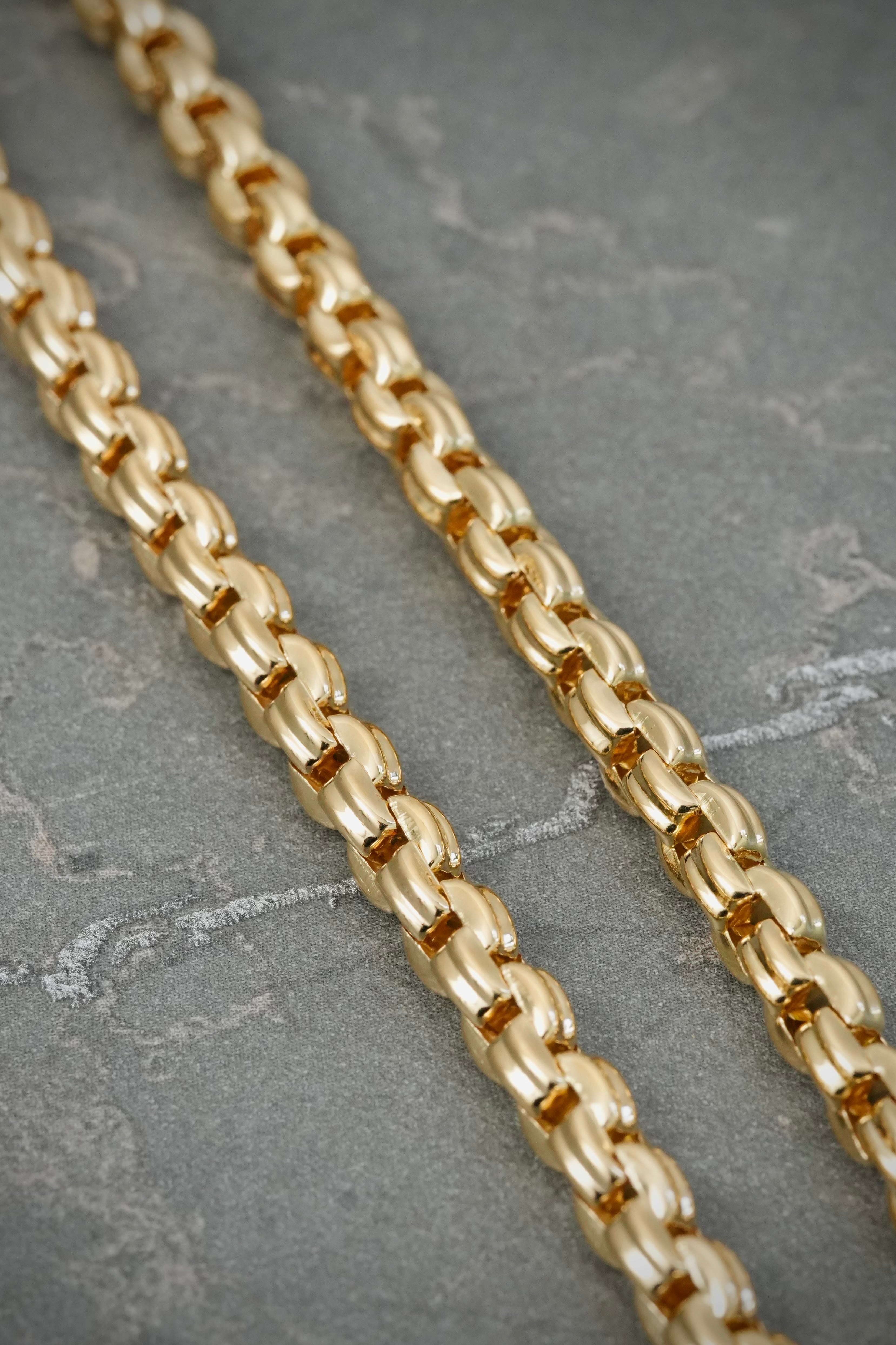 Cadena Rolon 21.15gr / 60cm / 4.5mm — Oro Amarillo