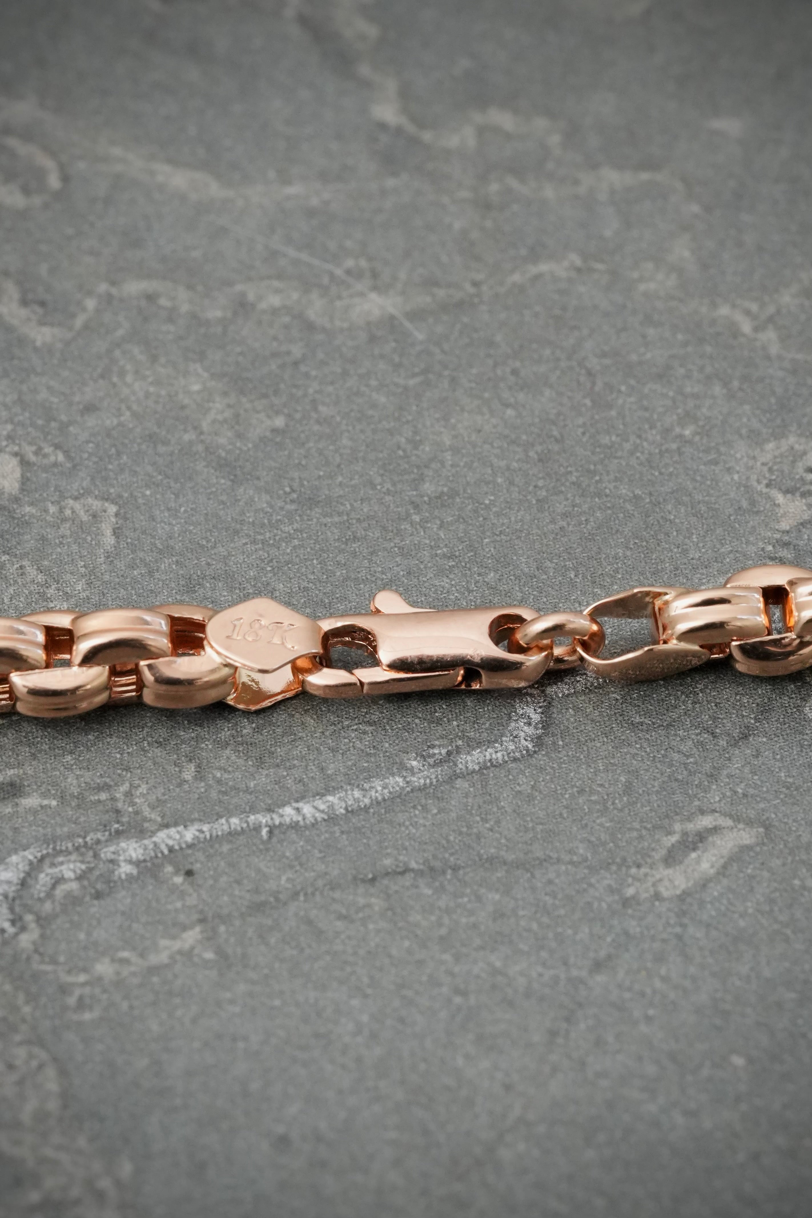 Cadena Rolon 20gr / 60cm / 4.5mm — Oro Rosado