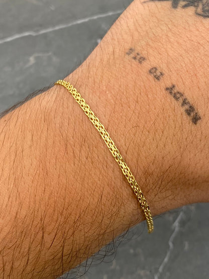 Pulso Chino 1.35gr / 19cm / 2.3mm — Oro Amarillo