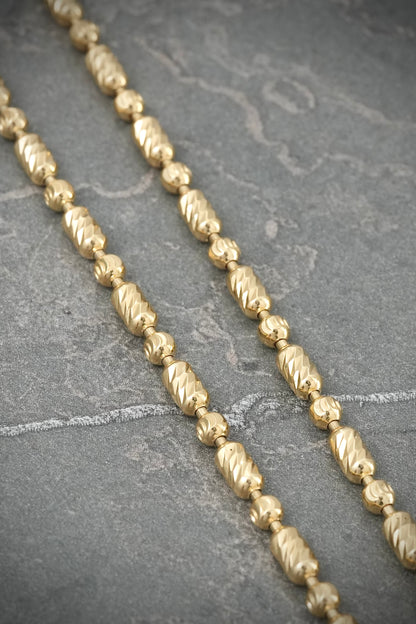 Cadena palito bolita 18gr / Largo 60cm / Oro Amarillo (Joya) B