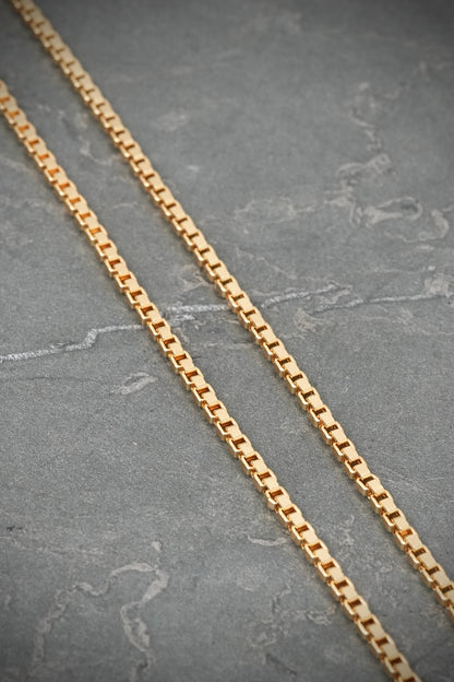 Cadena veneciana 10gr / Largo 50cm / Oro Amarillo italy +3 M