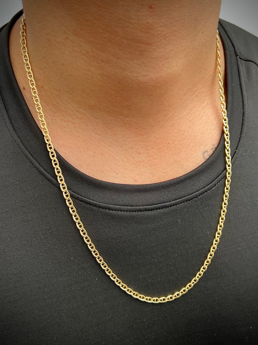 Cadena escalera 11.7gr / Largo 60cm — Oro Amarillo