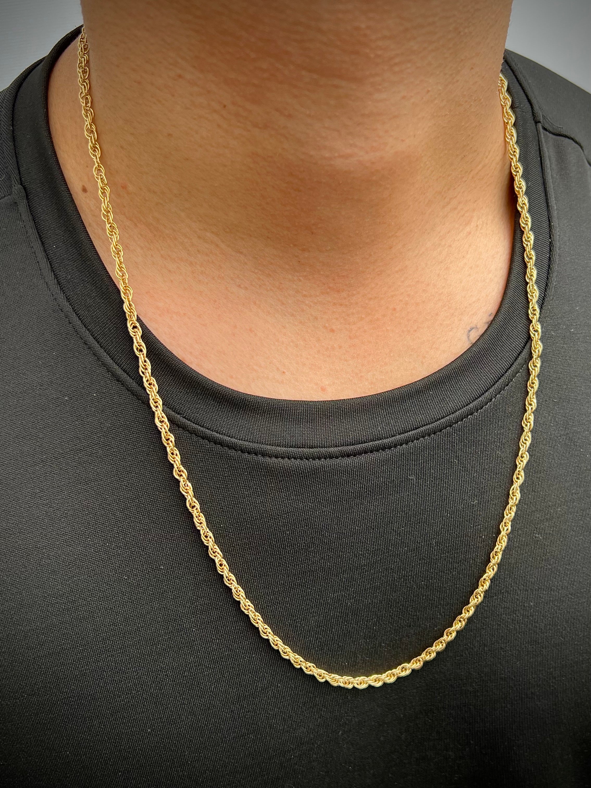 Cadena lazo 6.05gr / Largo 65cm / Oro Amarillo italy +2 B