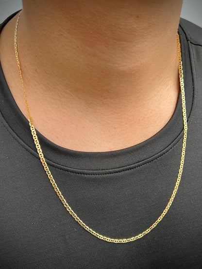 Cadena escalera 7.25gr / Largo 60cm / Oro Amarillo italy +3 B