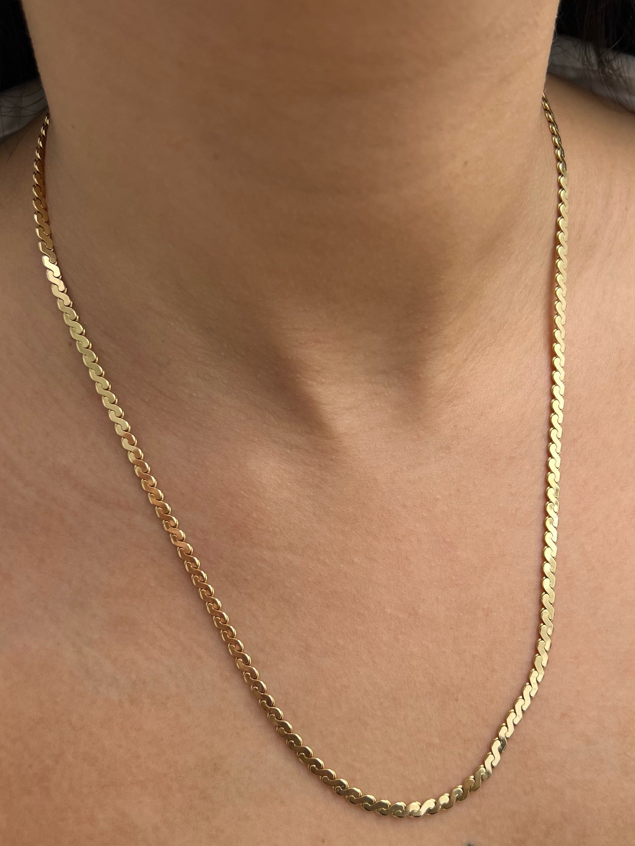 Cadena serpiente 18.25gr / Largo 50cm / Oro Amarillo italy +3 M