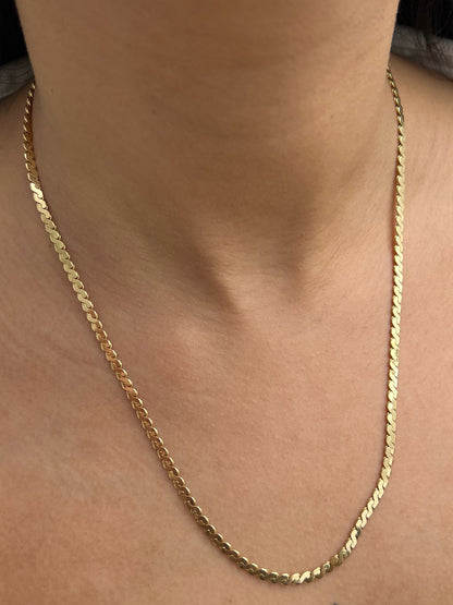 Cadena serpiente 18.25gr / Largo 50cm / Oro Amarillo italy +3 M