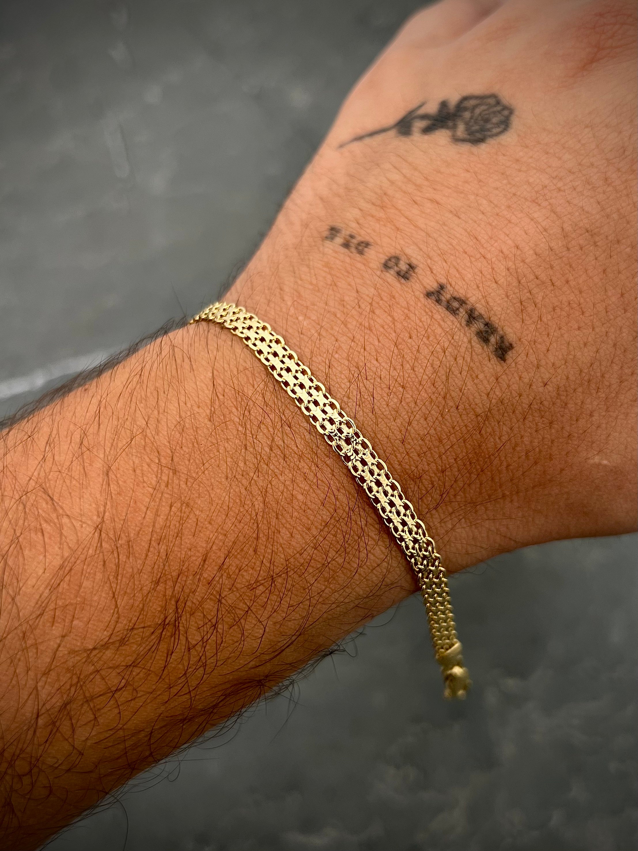 Pulso chino 6.2gr / Largo 21.5cm / Oro Amarillo italy cte M