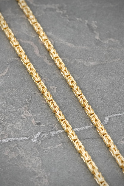 Cadena Punto Puerano 11.45gr / 60cm / 2mm — Oro Amarillo