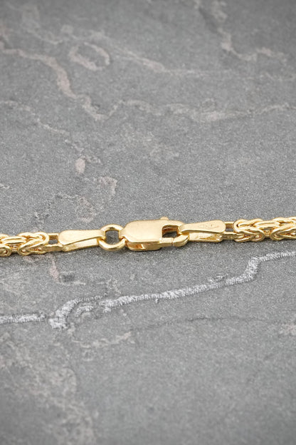 Cadena Punto Puerano 11.45gr / 60cm / 2mm — Oro Amarillo