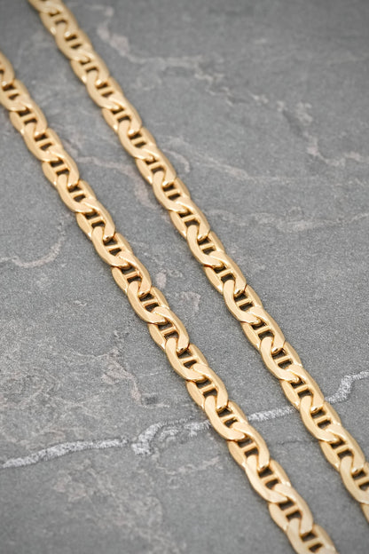 Cadena Escalera 9.1gr / 60cm / 3.8mm — Oro Amarillo