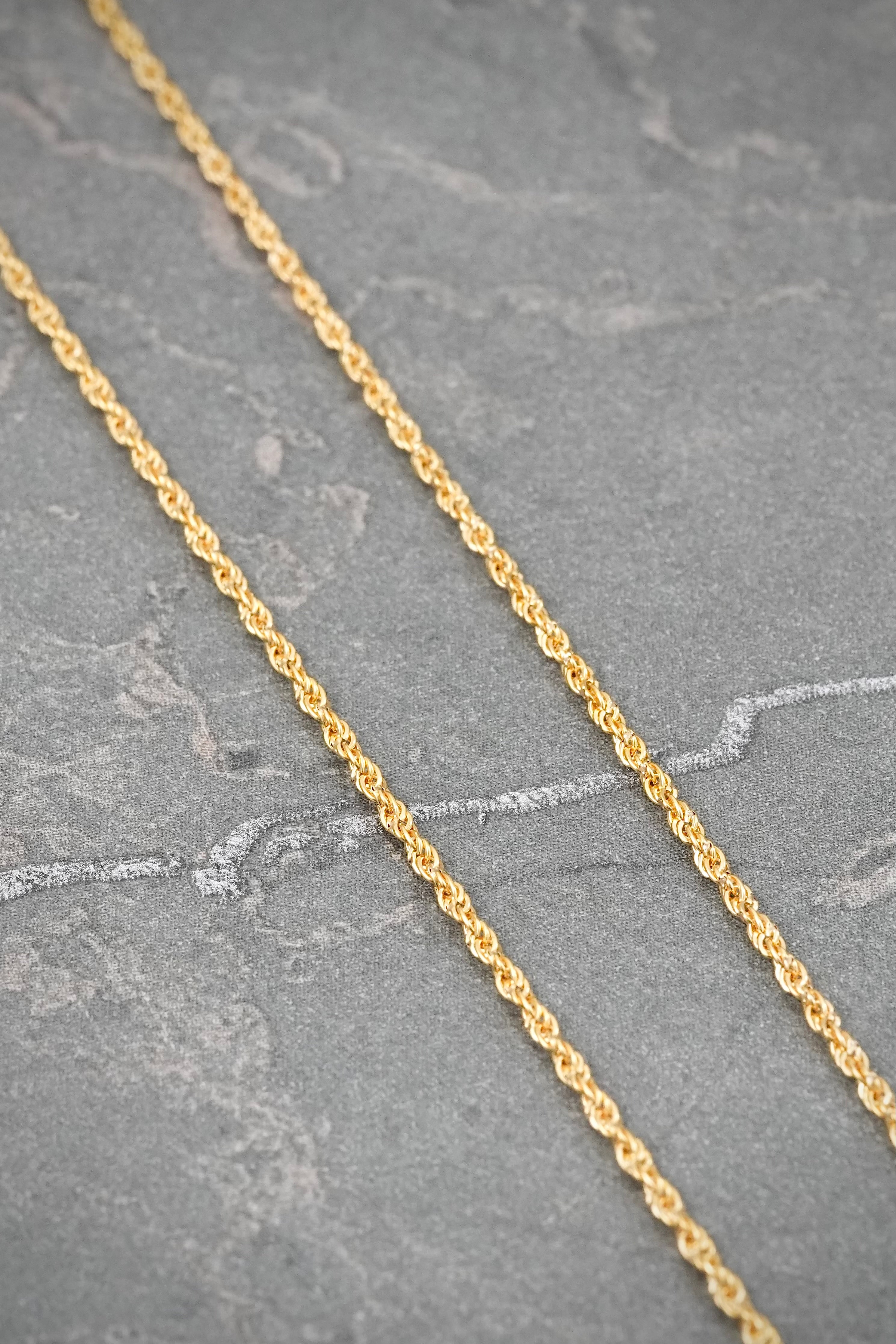 Cadena Lazo 0.85gr / 45cm / 1.2mm — Oro Amarillo