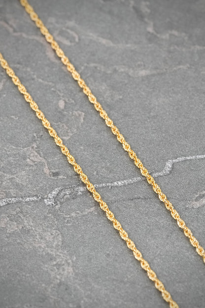 Cadena Lazo 0.85gr / 45cm / 1.2mm — Oro Amarillo