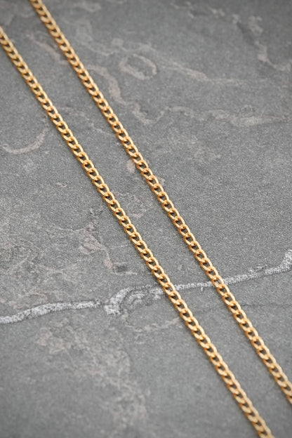 Cadena Cubana 1.8gr / 45cm / 1.4mm — Oro Amarillo