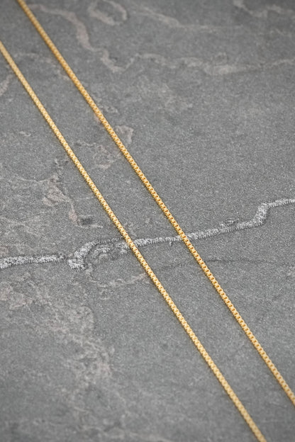Cadena Veneciana 1.7gr / 45cm / 0.6mm — Oro Amarillo