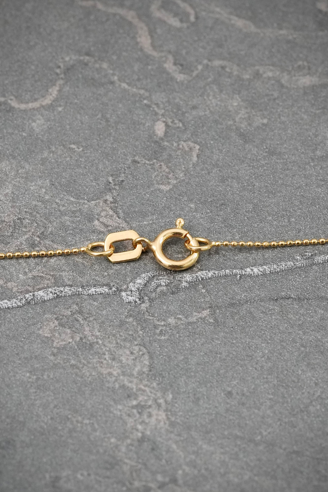 Cadena Mini Militar 0.95gr / 45cm / 0.6mm — Oro Amarillo