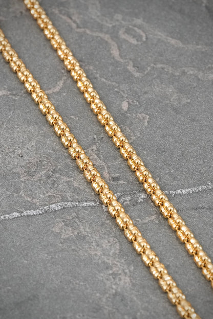 Cadena cunutillo 12.05gr / 50cm / 2.5mm — Oro Amarillo