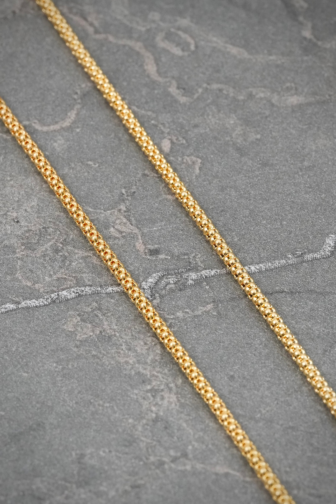 Cadena Cola de Raton 4.45gr / 45cm / 1.7mm — Oro Amarillo