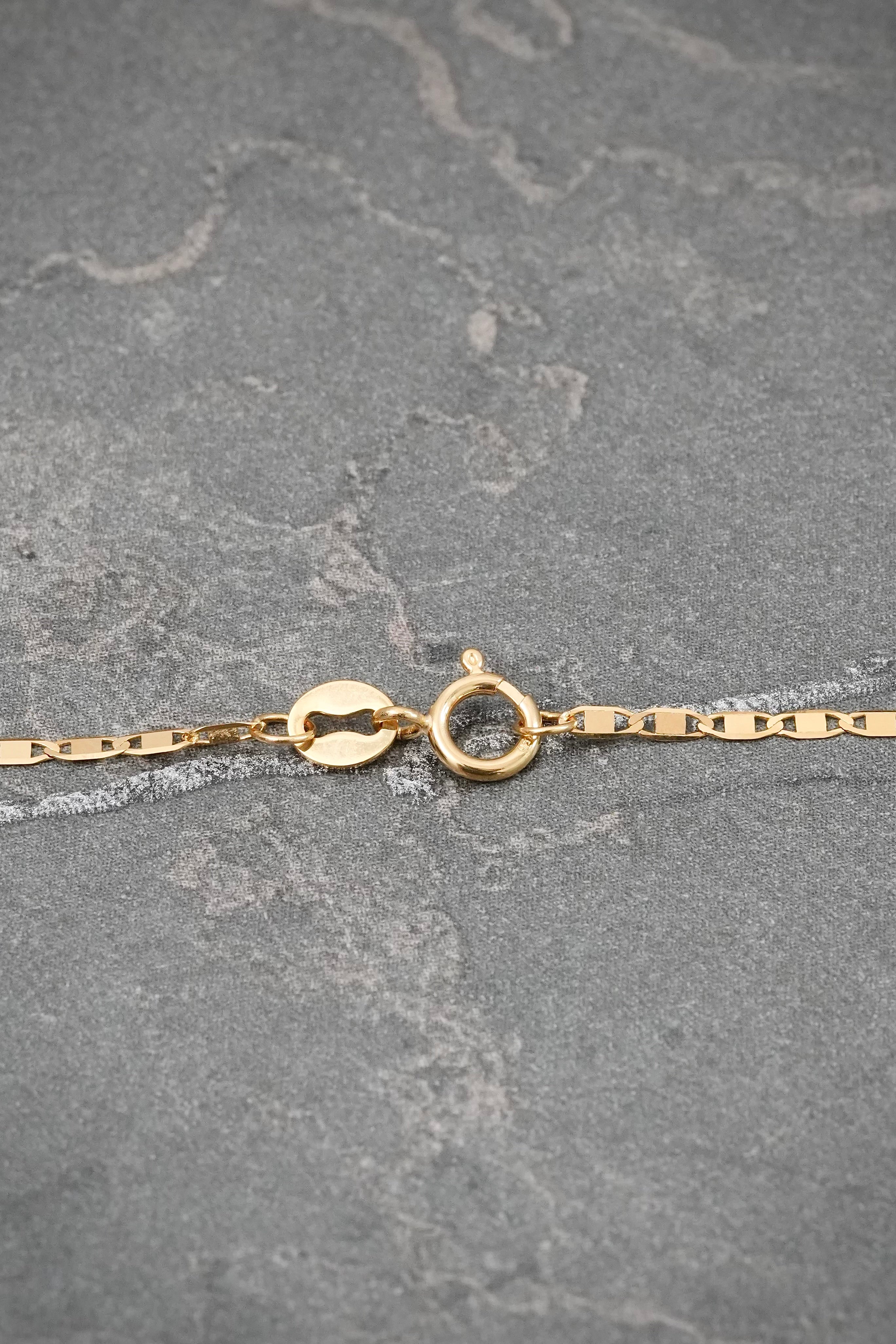 Cadena Plana 1.15gr / 45cm / 1.3mm — Oro Amarillo