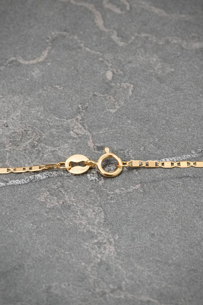 Cadena Plana 1.1gr / 45cm / 1.3mm — Oro Amarillo