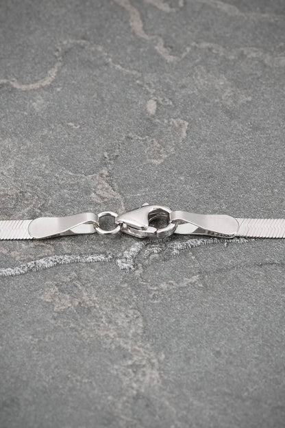 Cadena Espejo 3.4gr / 45cm / 2.1mm — Oro Blanco
