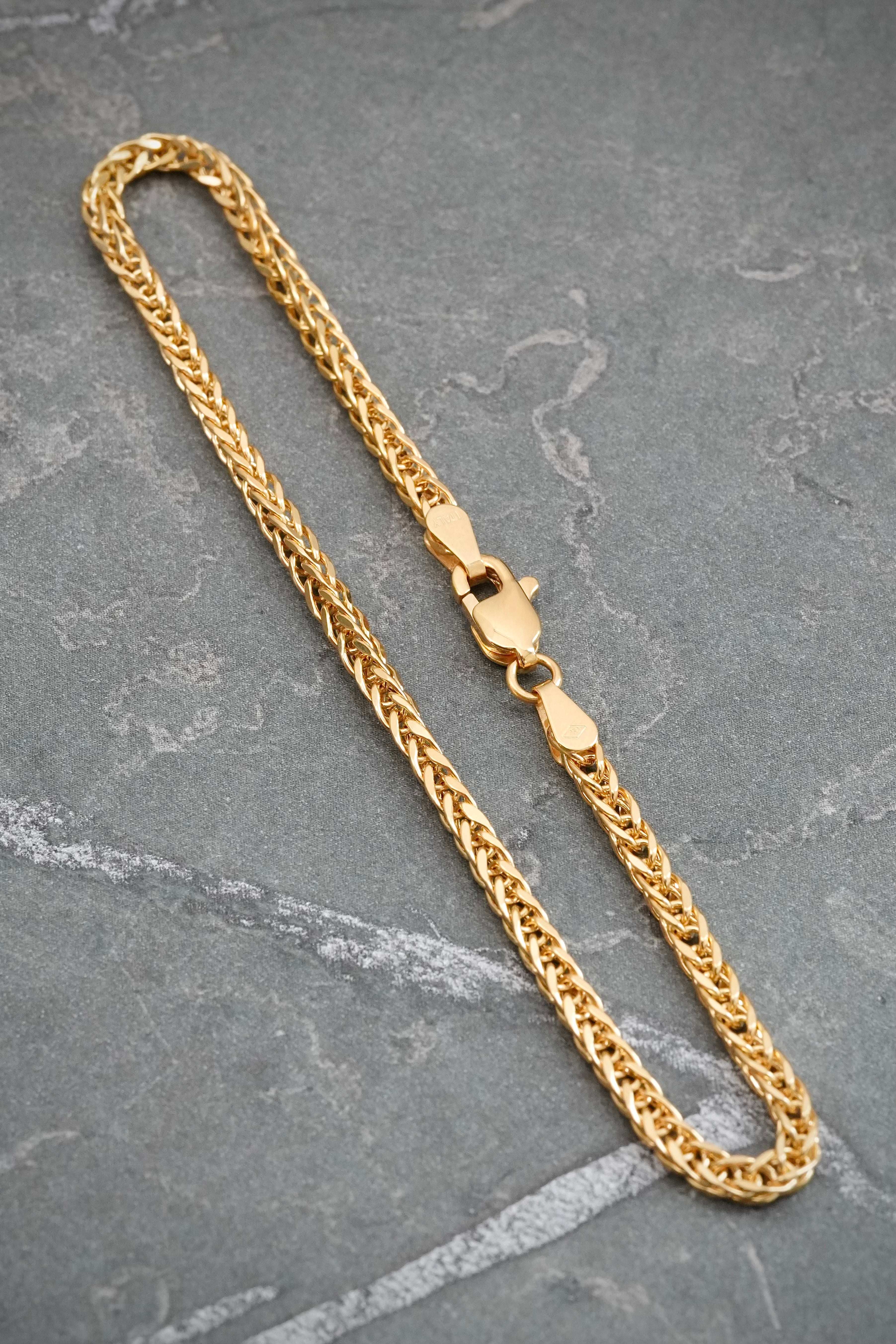 Pulso Franco 2.8gr / 19cm / 2mm — Oro Amarillo