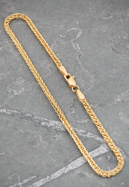 Pulso Franco 1.8gr / 19cm / 1.6mm — Oro Amarillo