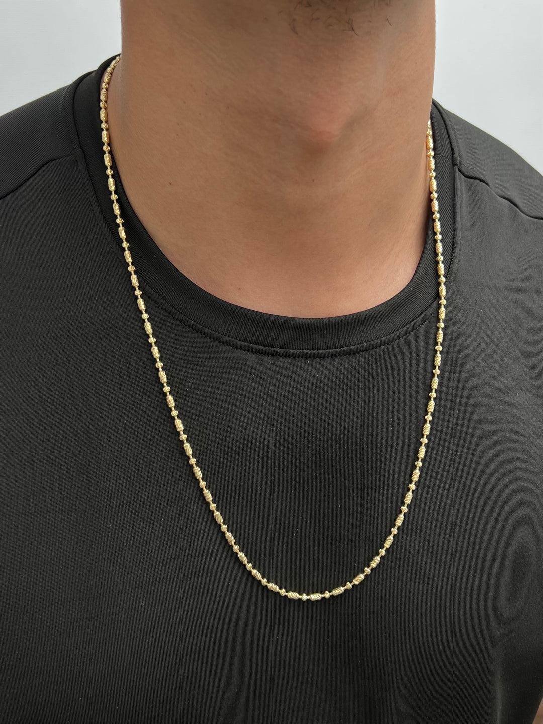 Cadena palito bolita 20.5gr / Largo 70cm — Oro Amarillo