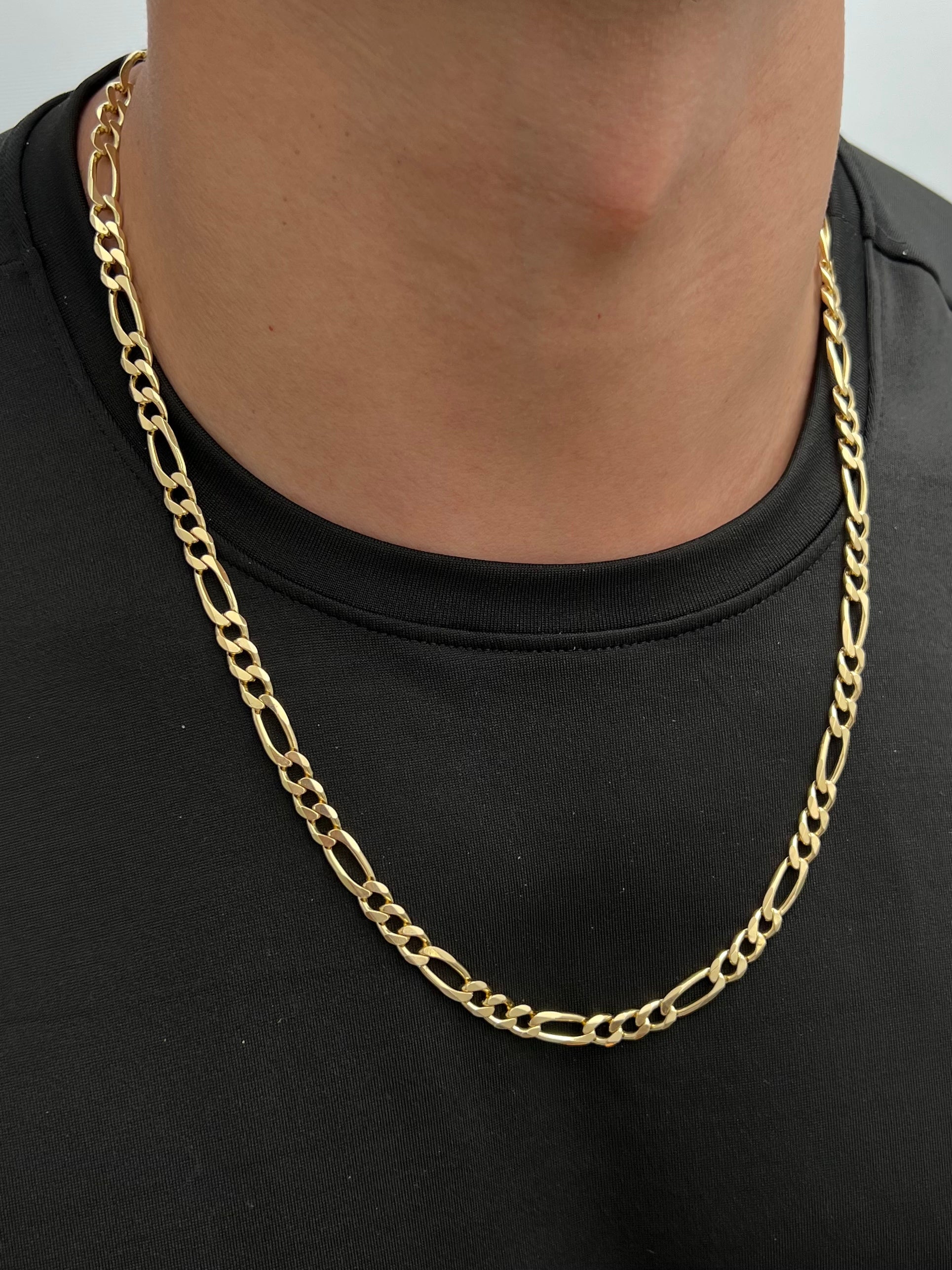 Cadena figaro 58.75gr / Largo 60cm / Oro Amarillo italy cte B