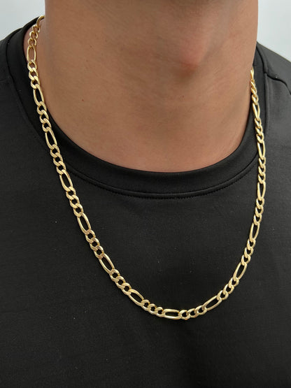 Cadena figaro 58.75gr / Largo 60cm / Oro Amarillo italy cte B