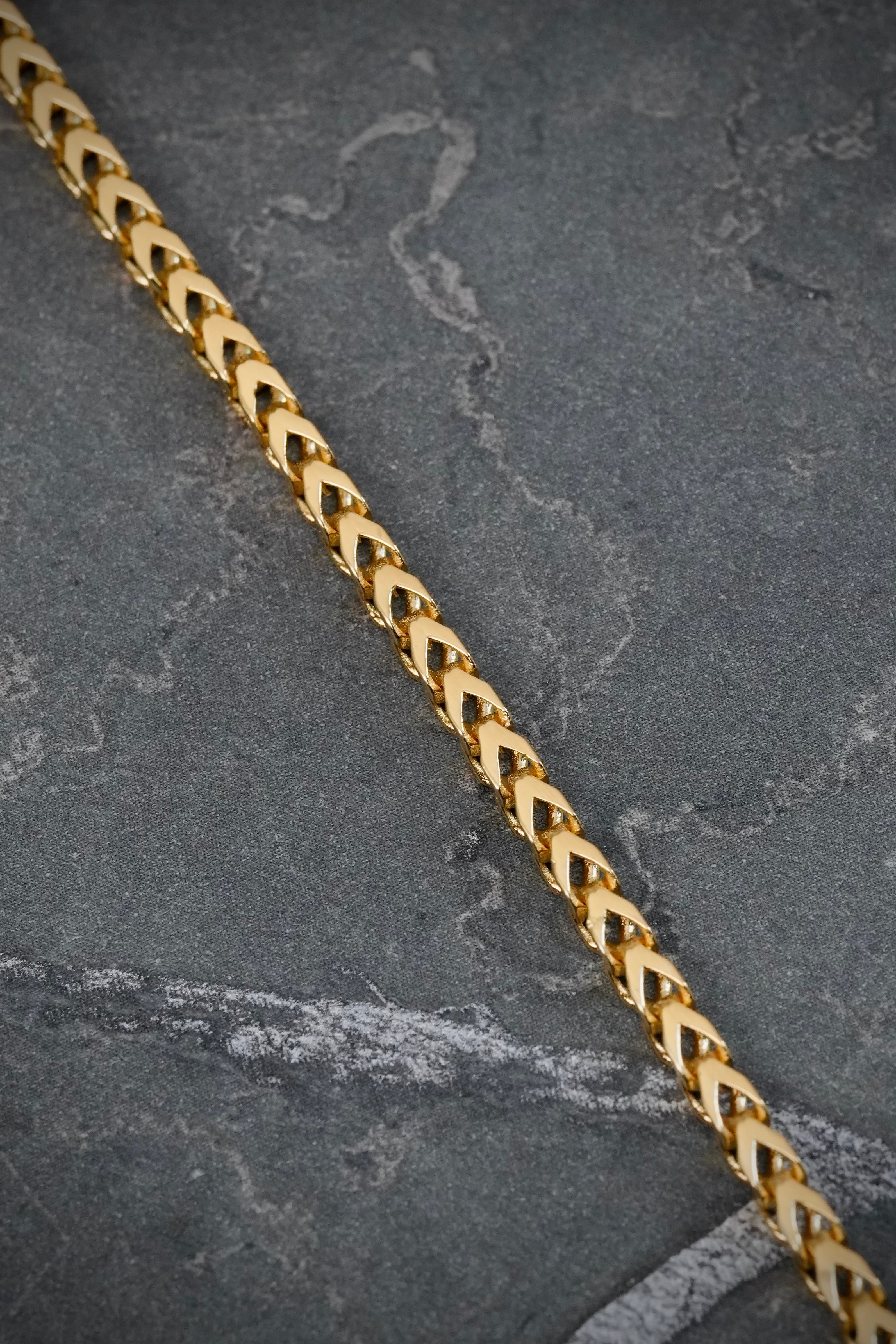 Pulso franco 8.35gr / Largo 20.5cm / Oro Amarillo Nac M