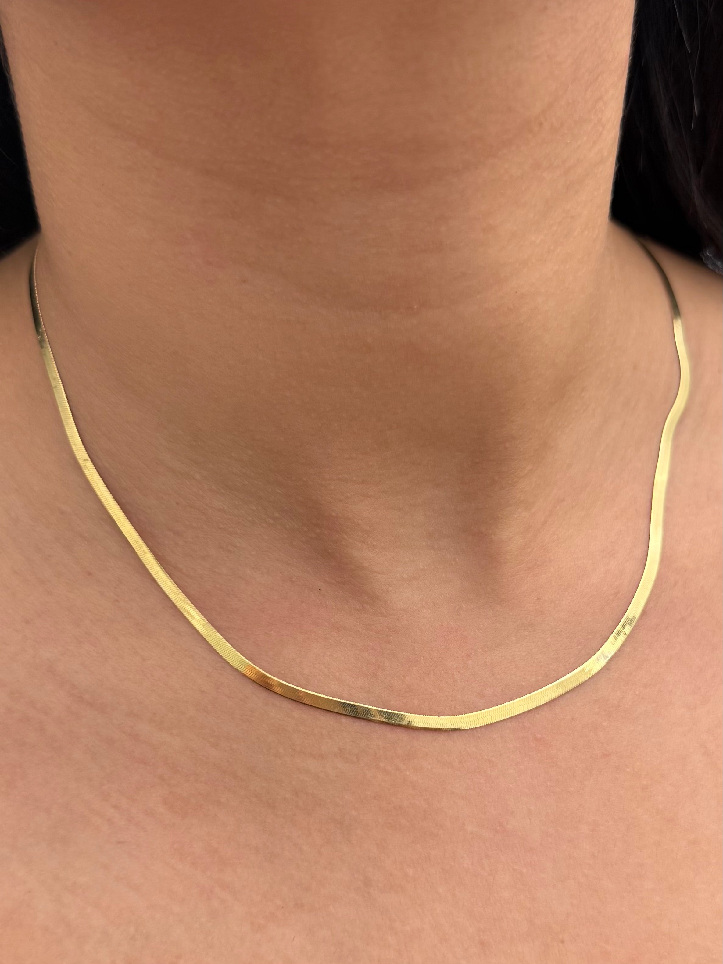 Cadena Espejo 5gr / 45cm / 2.5mm — Oro Amarillo