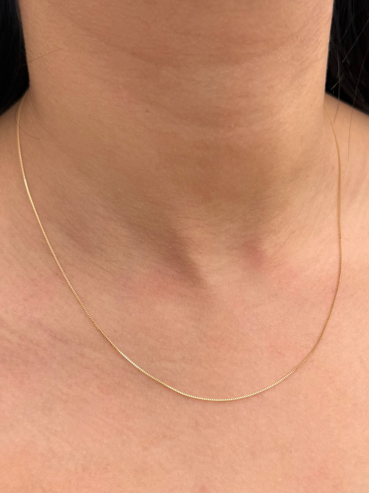 Cadena Veneciana 1.5gr / 45cm / 0.6mm — Oro Amarillo