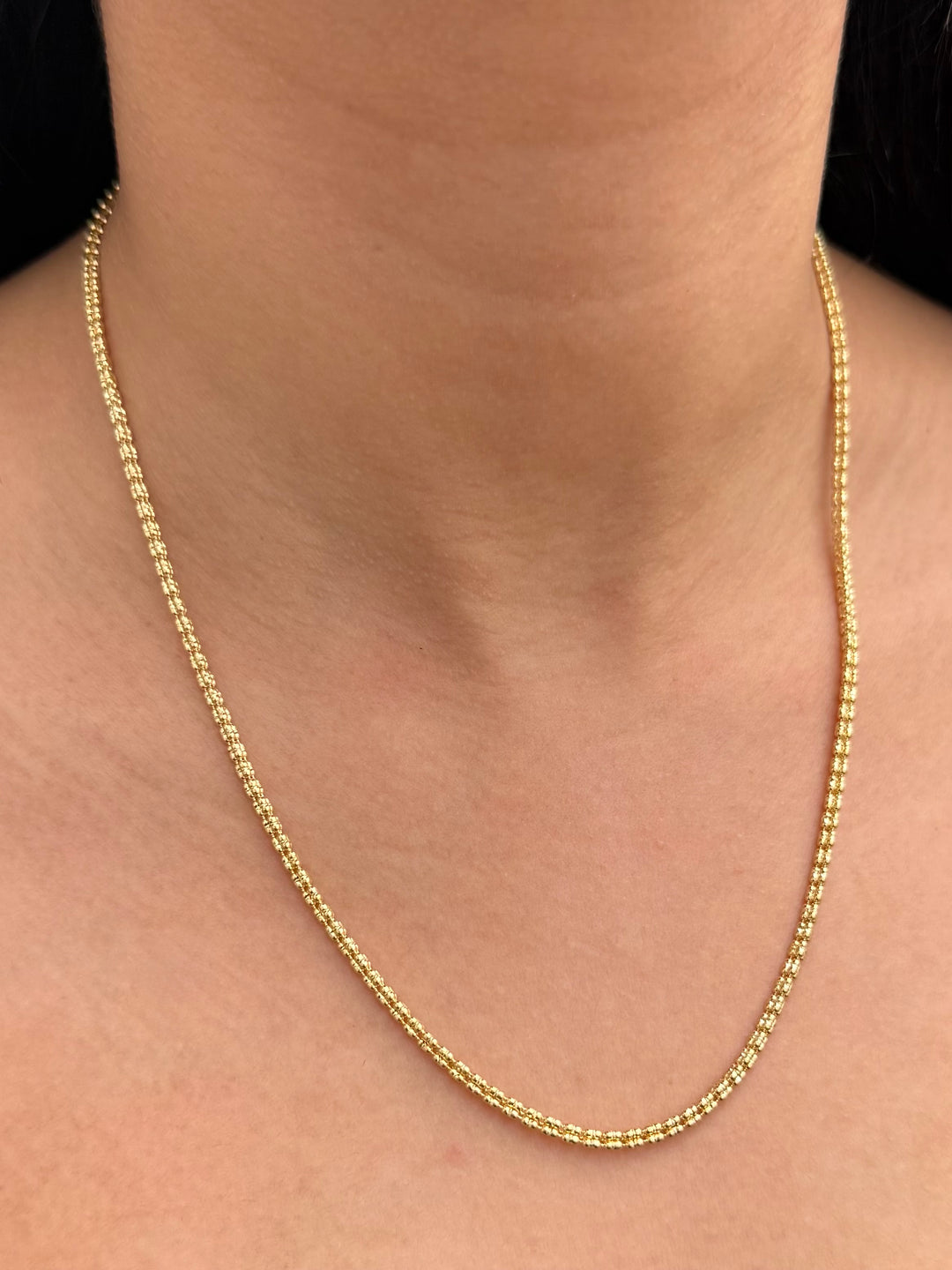 Cadena cunutillo 12.05gr / 50cm / 2.5mm — Oro Amarillo