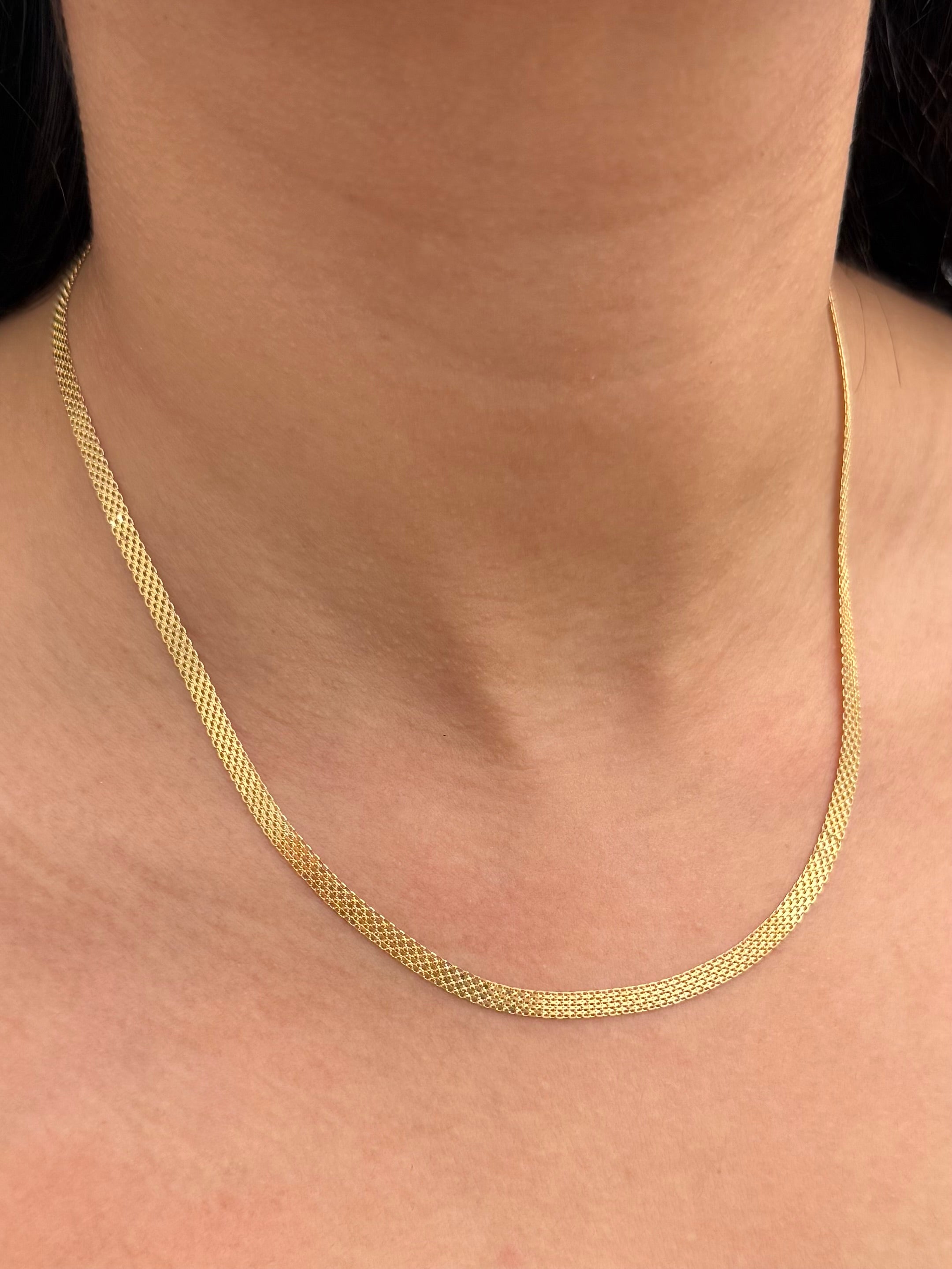 Cadena China 5.35gr / 45cm / 3.7mm — Oro Amarillo