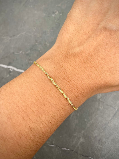 Pulso Chino 0.75gr / 20cm / 1.5mm — Oro Amarillo