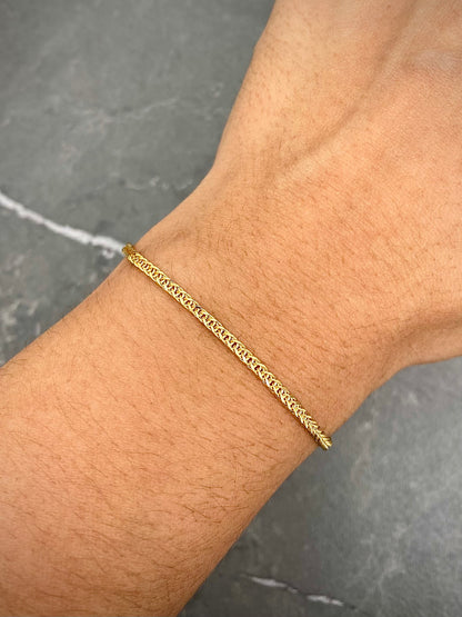 Pulso Franco 1.8gr / 19cm / 1.6mm — Oro Amarillo