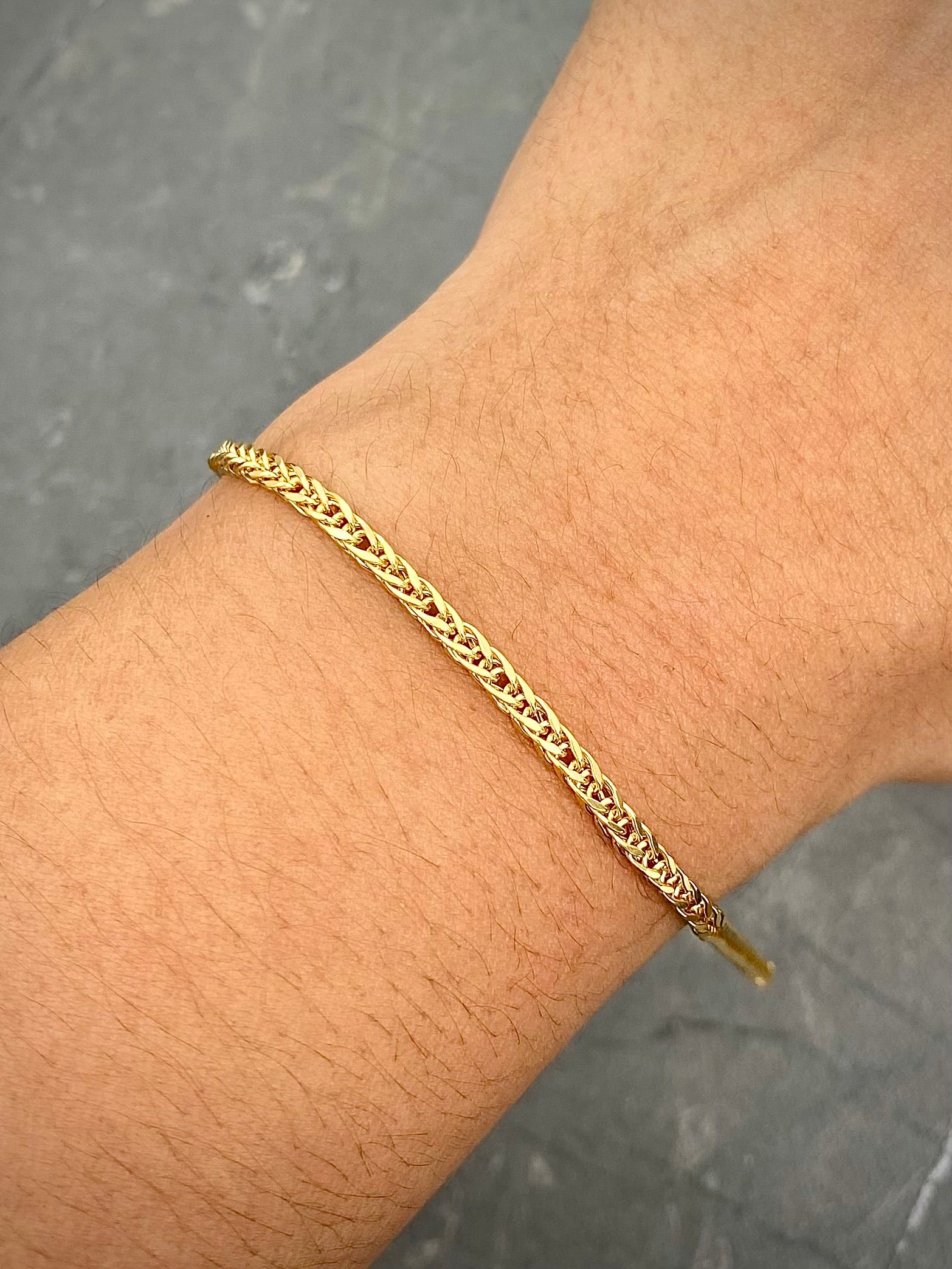 Pulso Franco 2.8gr / 19cm / 2mm — Oro Amarillo