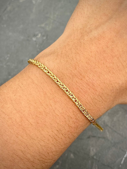 Pulso Franco 2.8gr / 19cm / 2mm — Oro Amarillo