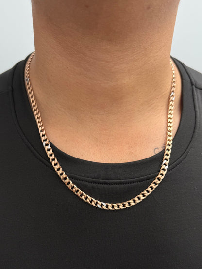 Cadena Cubana 16.15gr / 50cm / 5.4mm — Dos Oros