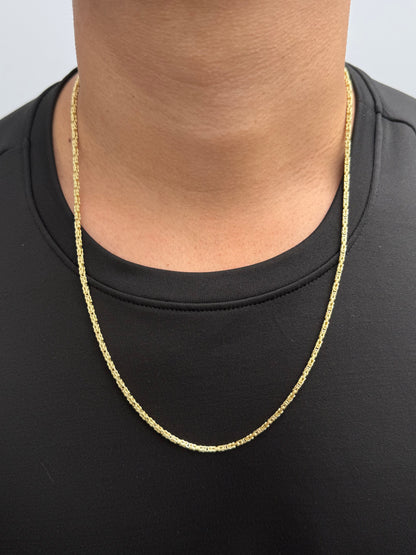 Cadena Punto Peruano 11.45gr / 60cm / 2mm — Oro Amarillo