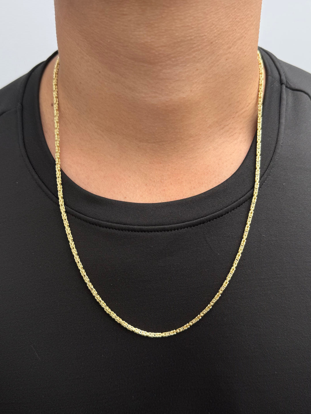 Cadena Punto Peruano 18.4gr / 60cm / 2.7mm — Oro Amarillo
