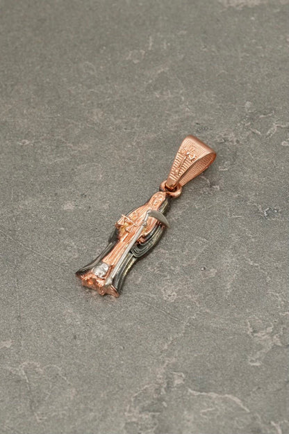 Dije de la santa muerte 2.55gr / Largo 3.0 cm — Dos Oros