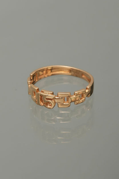 Anillo 15s 2.3gr / TALLA 6 1/2 / Oro Amarillo Nac M